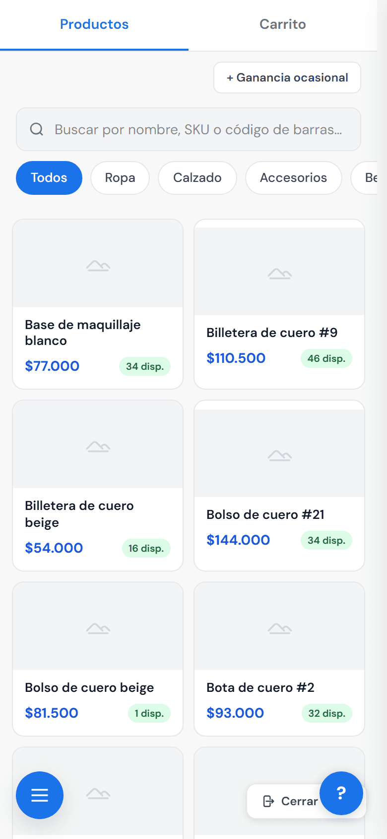 Bivrio — módulo pos en celular