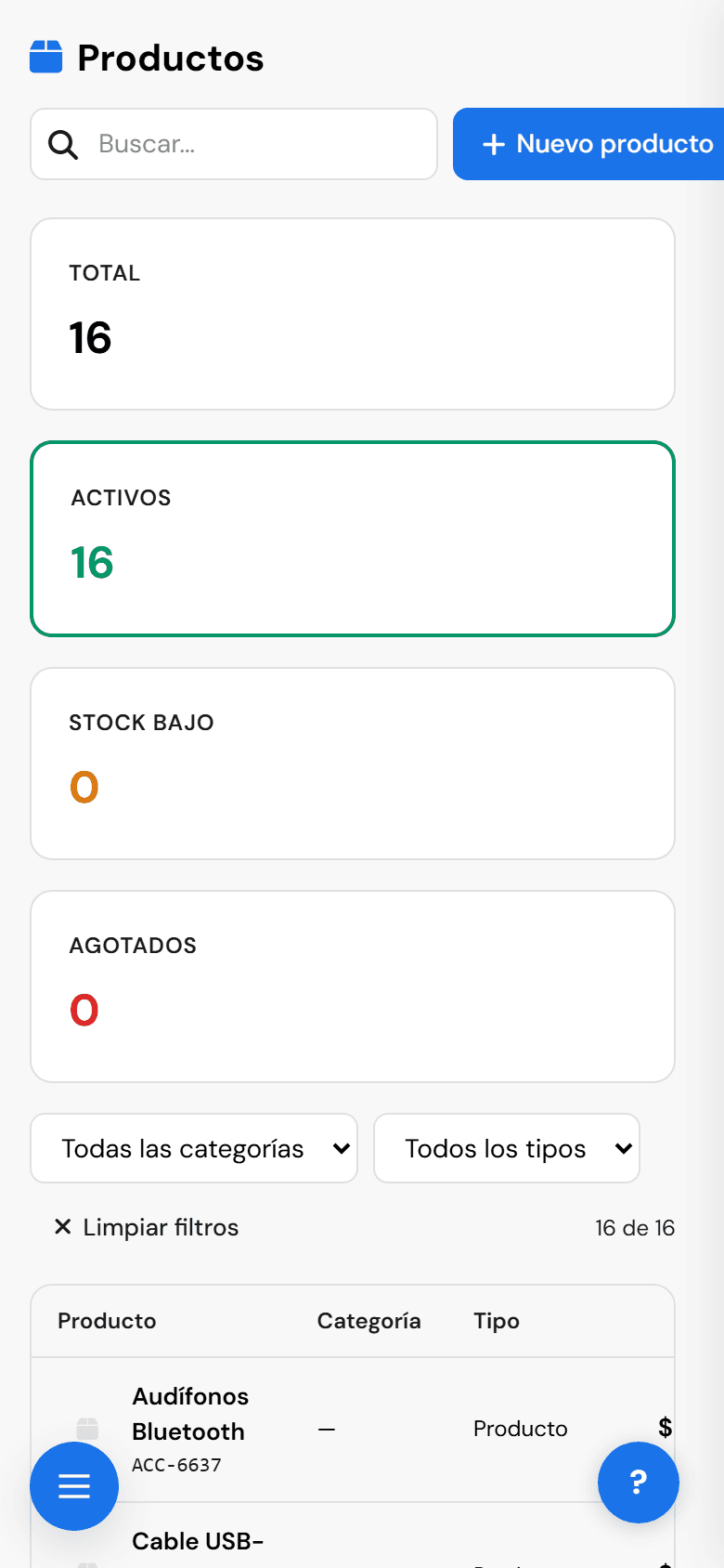 Bivrio — módulo pos_celular en celular
